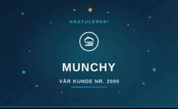 Gratulerer til Munchy Ålesund AS – og velkommen som vår kunde nr. 2000!
